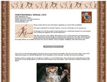 Tablet Screenshot of bengalcats.com